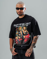 Camiseta Boxy Fit Space Riders